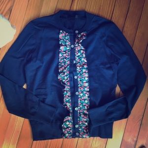 J. Crew Liberty of London cardigan sweater